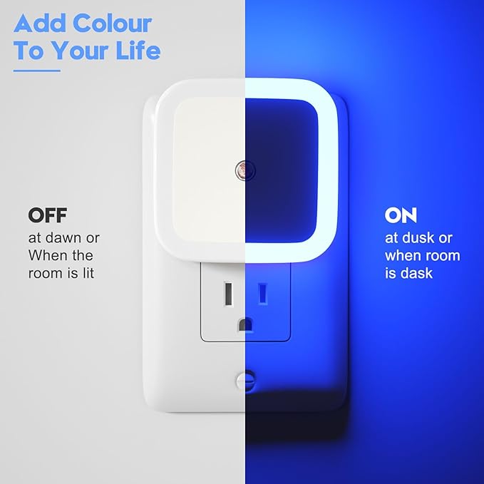 Sujeet Night Light, Night Lights Plug into Wall 8-Pack, Nightlight Plug in
