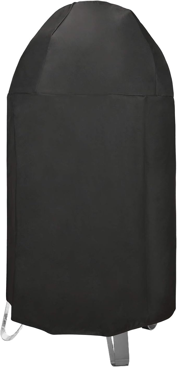 Stanbroil Premium Cover for 22" Smokey Mountain Cooker, Round Smoker Grill Cover Replaces Weber Part # 7201 and 99915, Black