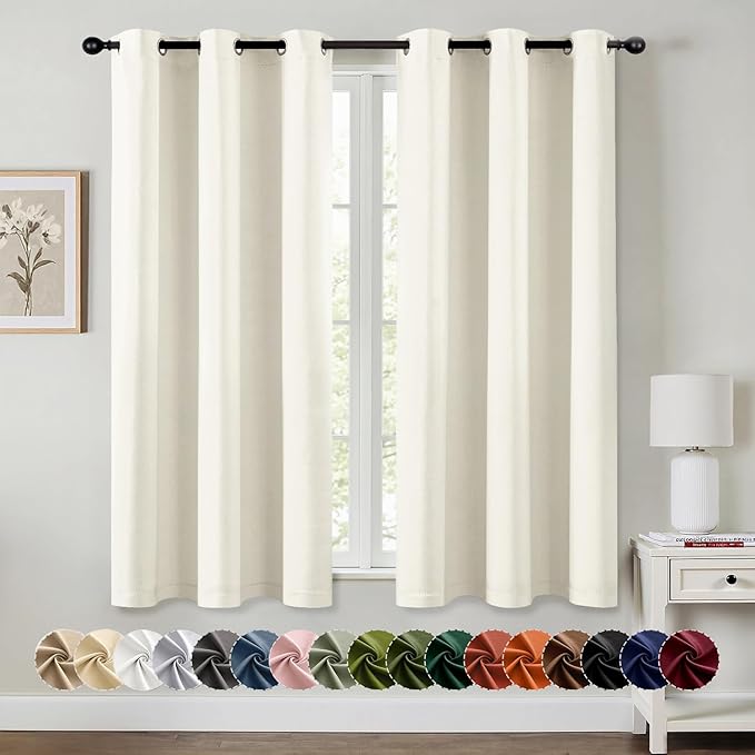 MIULEE Blackout Curtains for Bedroom Living Room 2 Panels, Thermal Insulated