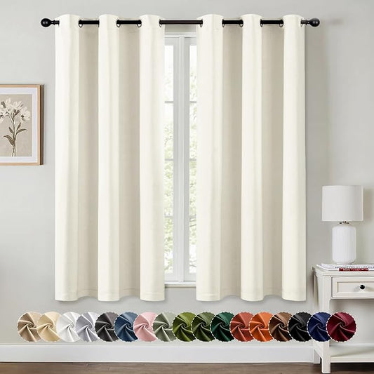 MIULEE Blackout Curtains for Bedroom Living Room 2 Panels, Thermal Insulated