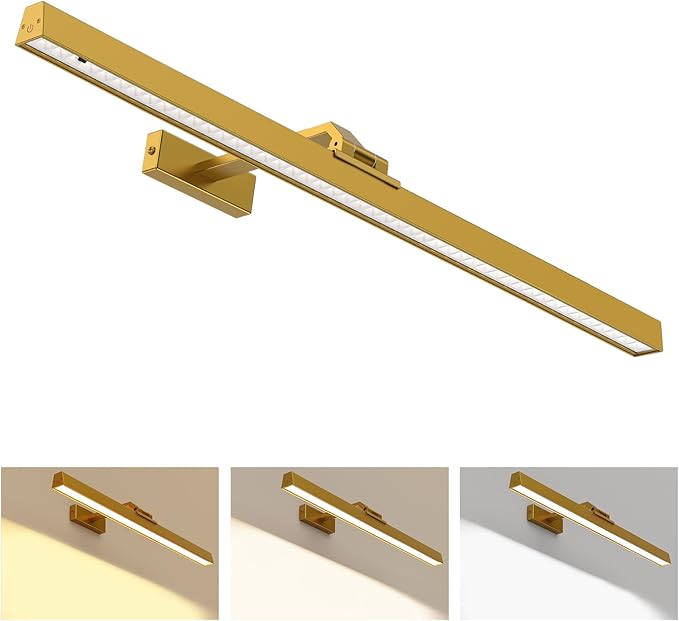 Afyuol Picture Lights for Wall, Battery Operated Picture Light 24in Gallery
