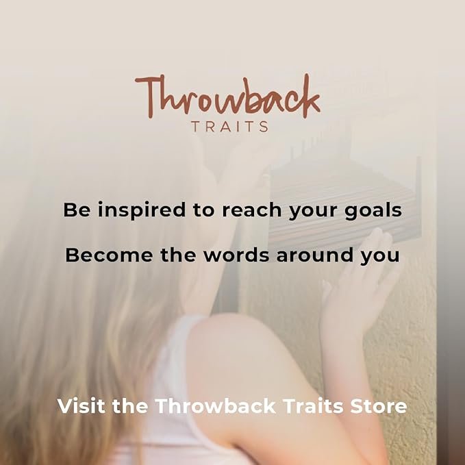 Throwbacktraits Canvas Motivational Wall Art – Set of 6 Inspirational Prints