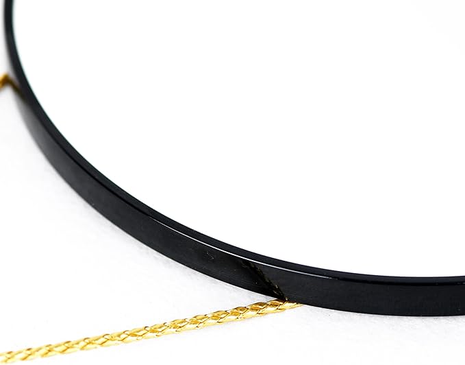 9.2x15.9 inch Black Mirror Oval, Wall Mirror Door Mirror PVC Plastic Frame