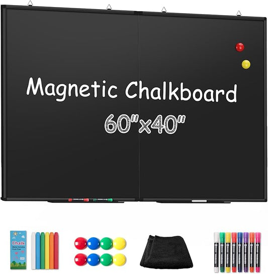 SELEAD Folding Magnetic Chalkboard