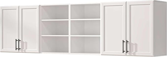 Furnaza Wall Cabinets for Laundry Room, Shaker Wall Mounted Kitchen Cabinets