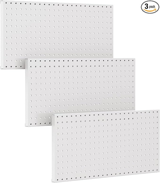 TORACK 3 PCS Metal Pegboard Panels
