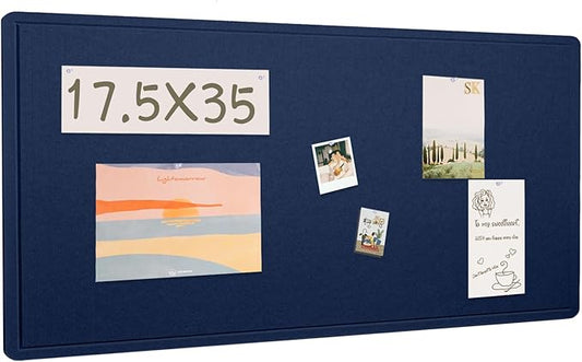Lightomorrow Bulletin Board, 35 x 17 1/2 inches Felt Board