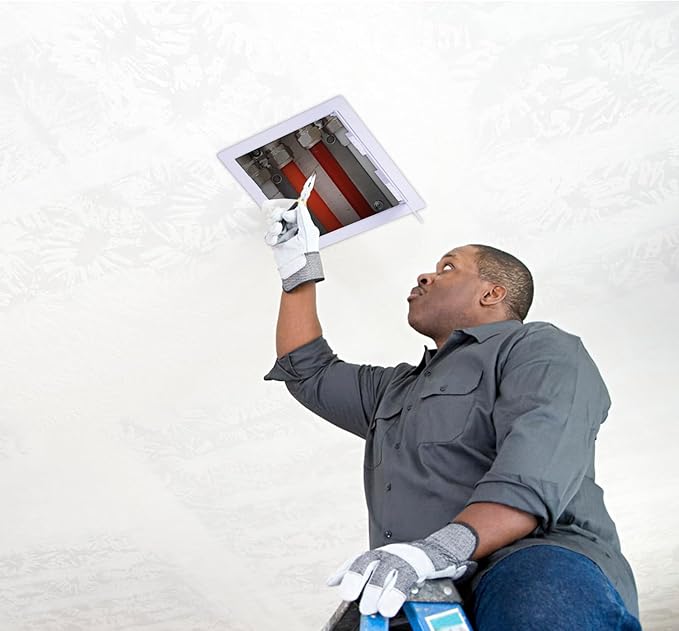 Suteck Plastic Access Panel for Drywall Ceiling 6 x 6 Inch Reinforced Plumbing