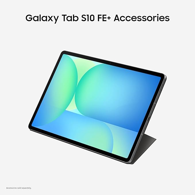 SAMSUNG Galaxy Tab S10 FE+ 13.1” 128GB WiFi Android Tablet, Large Display, Long Battery Life, Exynos 1580 Processor, IP68, Water-Resistant, 90 Hz Refresh, S Pen for Note-Taking, US Version, Silver