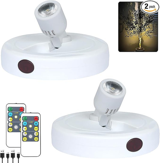 HAMVIDNE LED Spotlight, Rechargeable Battery Picture Lights, Uplighting Indoor