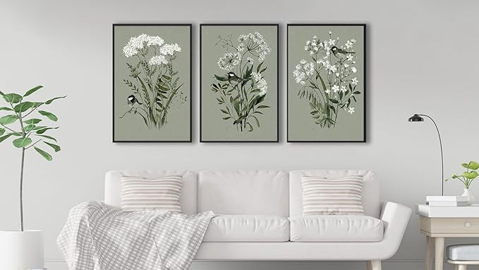 Vibrant Flowers Canvas Wall Art