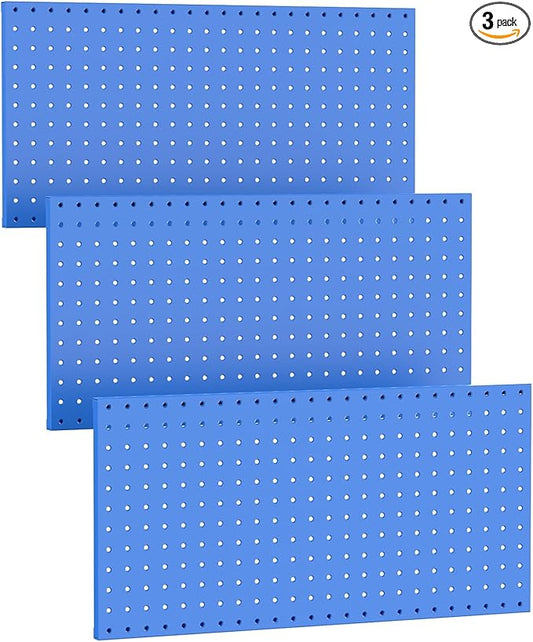 TORACK 3 PCS Metal Pegboard Panels
