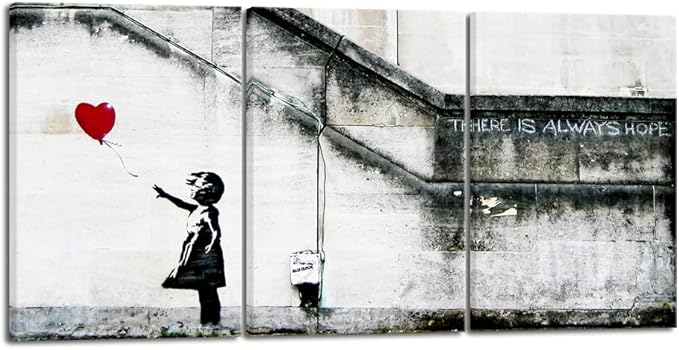 Wieco Art Banksy Grafitti Girl