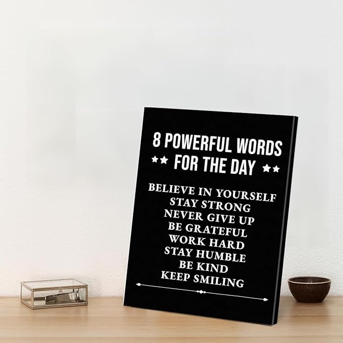 Inspirational Wall Decor, Motivational Canvas Painting Wall Art
