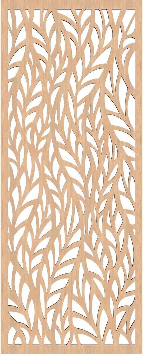 Ortonville Decorative Pierced Fretwork Wood Wall Panels, 13 3/8"W x 34 3/8"H x