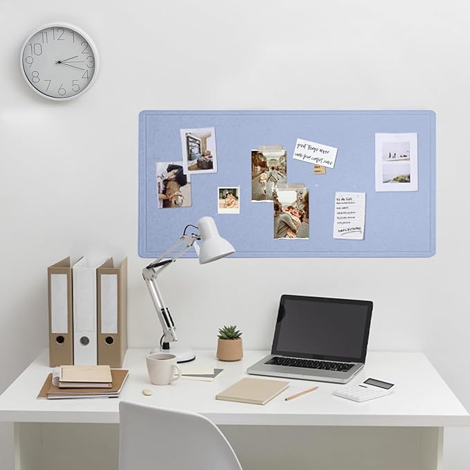 Lightomorrow Bulletin Board, 35 x 17 1/2 inches Felt Board