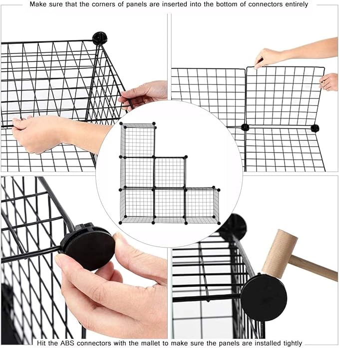 C&AHOME Wire Cube Storage, 6