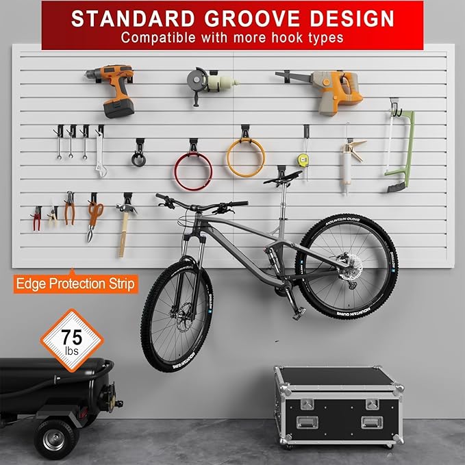 Garage Slatwall Panel Wall Organizer
