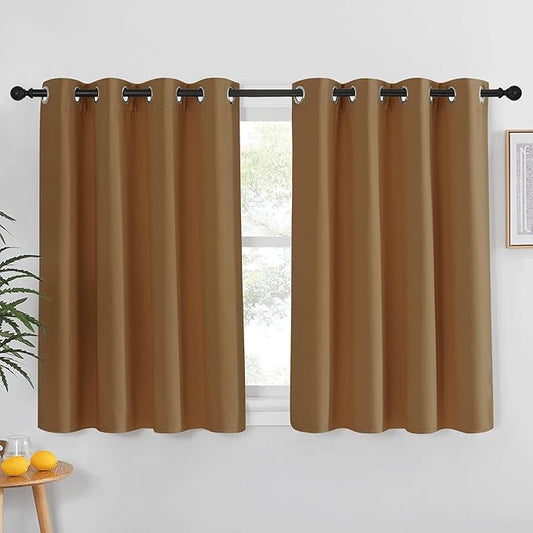 NICETOWN Kitchen Short Blackout Curtain and Drape
