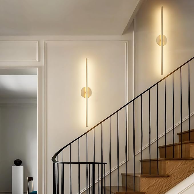 KARTOOSH Battery Operated Wall Sconces, Dimmable Wall Sconces Set of Two