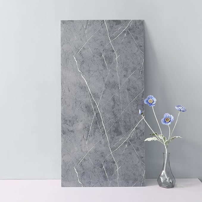 Haimin Wall Panels Peel and Stick 20 Pieces 23.6x11.8in Backsplash Marble Look