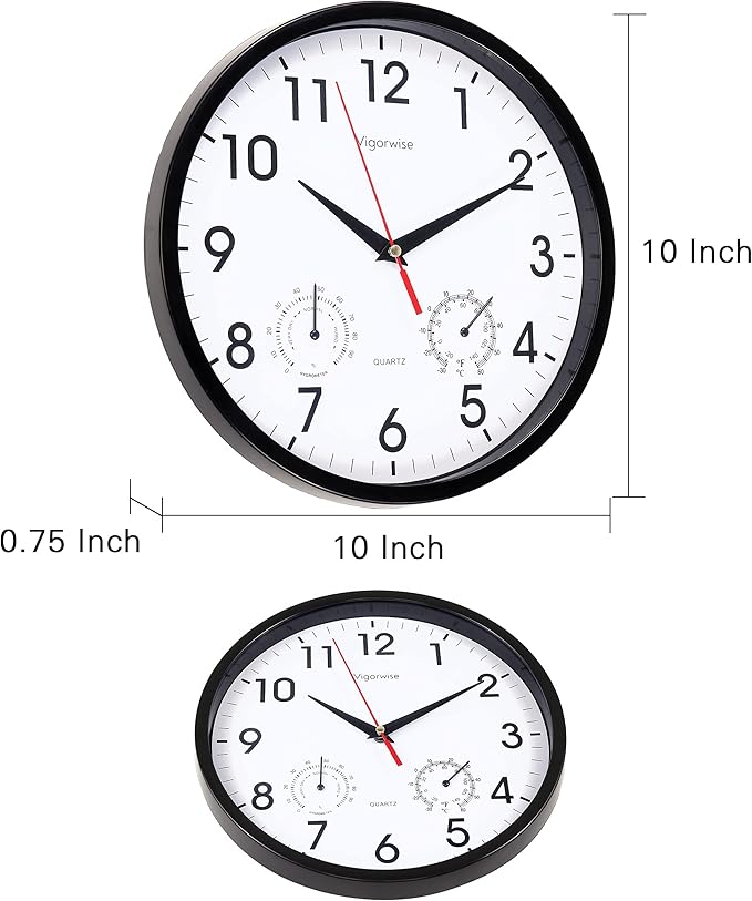 Wall Clock, Sweep Silent Movement Accurate Clocks