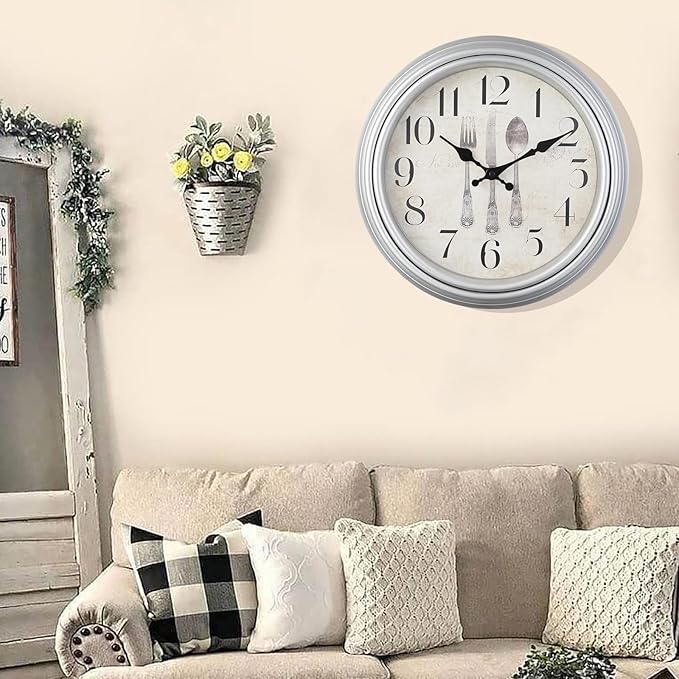 WOOPHEN Vintage Wall Clocks