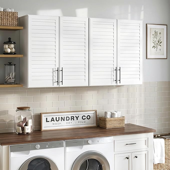 Furnaza 60" W Laundry Room Wall Cabinet