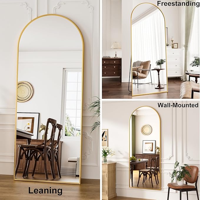 Full Length Mirror, Oversized Standing Mirror, Hanging or Leaning Against Wall