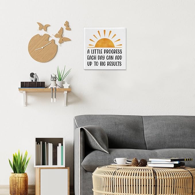 Inspirational Office Wall Art Decor, Motivational Add Up to Big Results