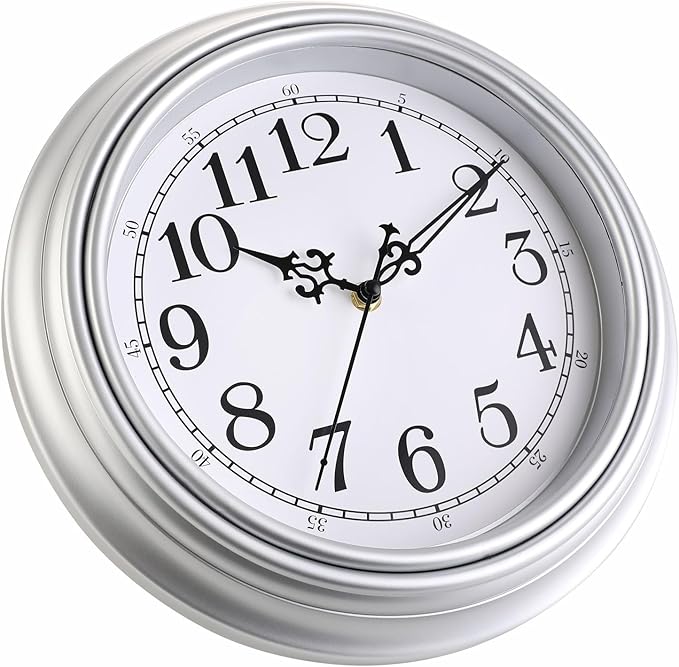 Plumeet Small Retro Wall Clock