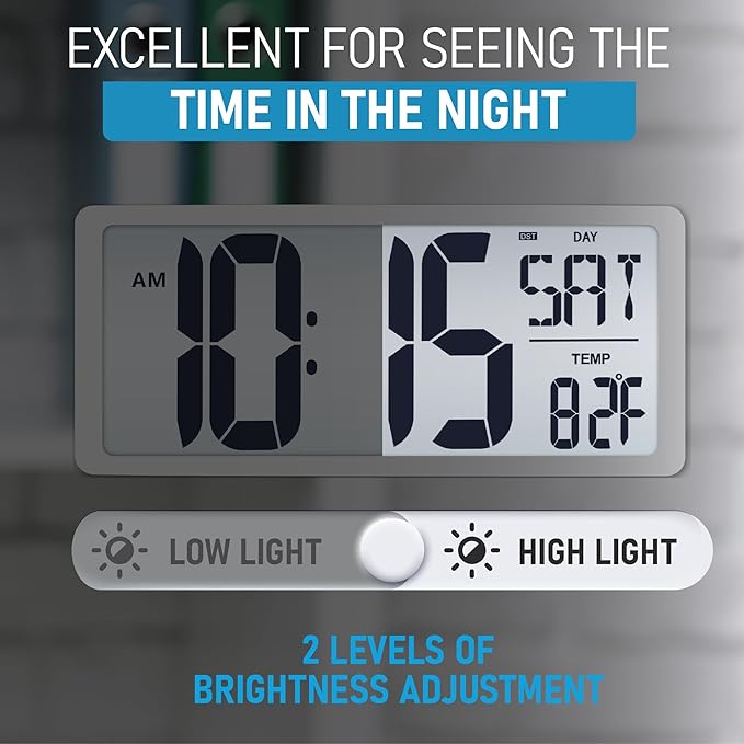 TXL Large Digital Wall Clock