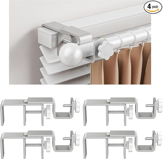 Over-Blinds Curtain Rod Brackets
