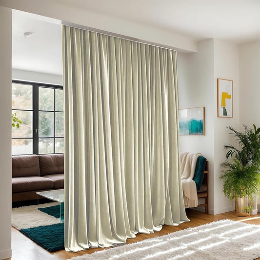 Room Divider Curtains for Ceiling Track System or Rod