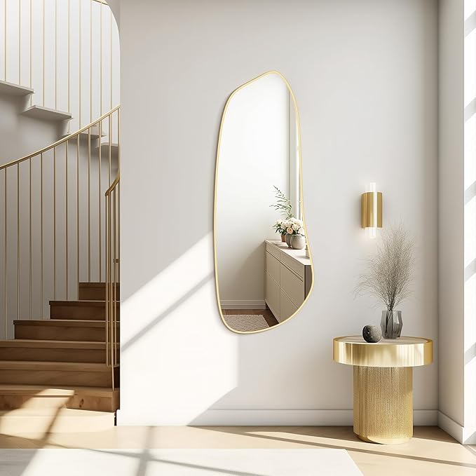 WallBeyond Irregular Wall Mirror, Asymmetrical Mirror Wall Mounted