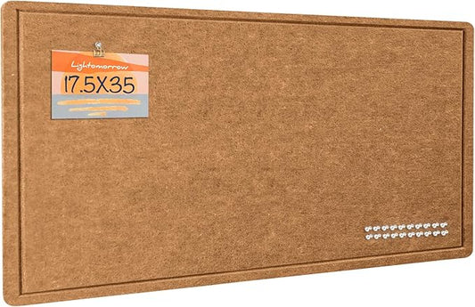 Lightomorrow Bulletin Board, 35 x 17 1/2 inches Felt Board