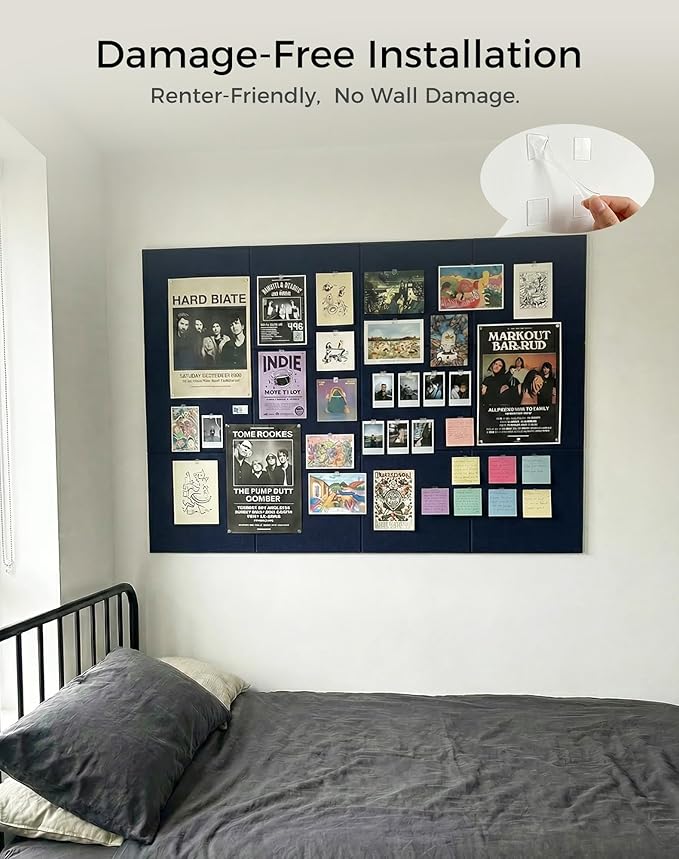 Aothia Felt Bulletin Board Tiles
