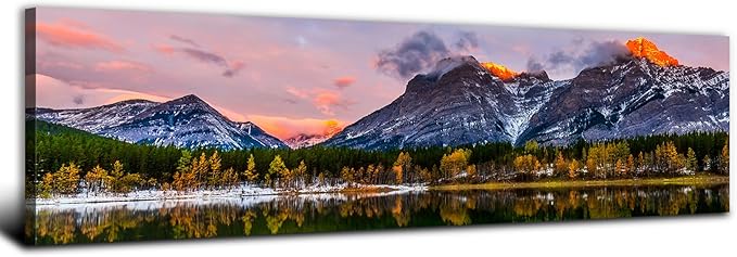 Sunset Landscape Canvas Wall Art