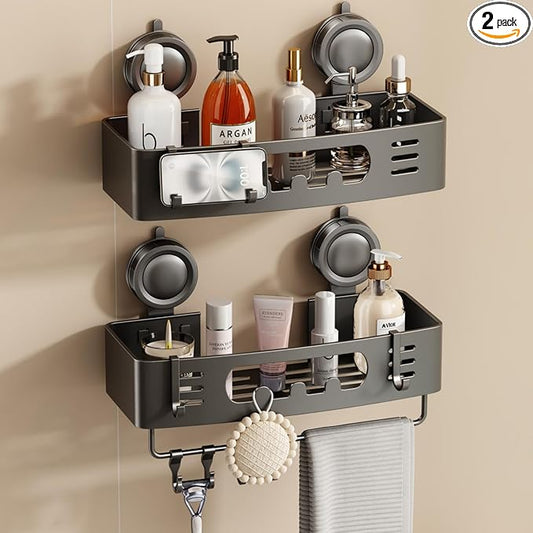 Voldra Shower Caddy Suction Cup, Shower Shelves