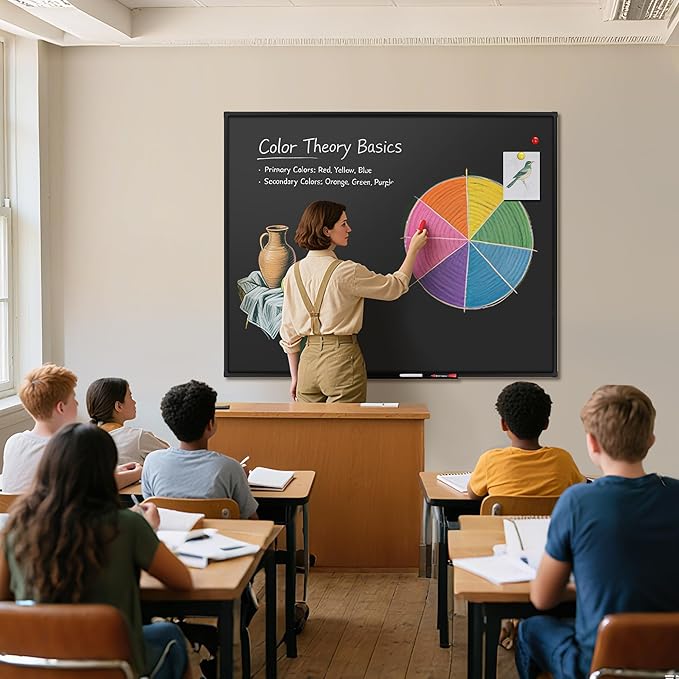 SELEAD Magnetic Chalkboard 60 x 48 Inches