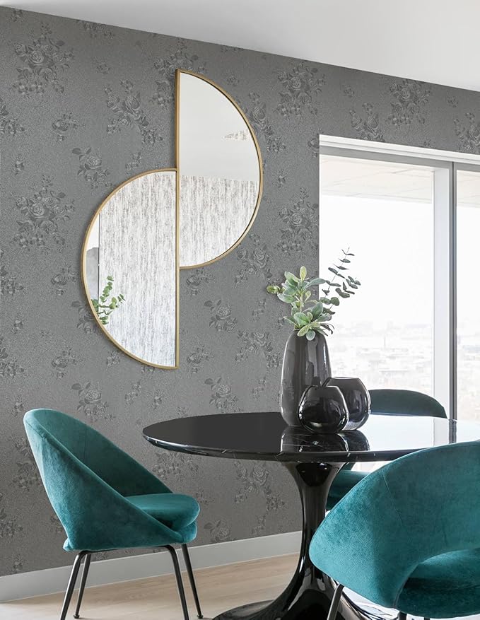 Erfoni 78.7"x17.7" Grey Contact Paper Gray Peel and Stick Wallpaper Thicken