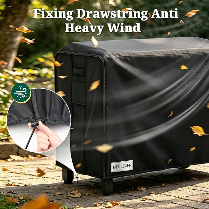 MR. COVER Outdoor Prep Table Cover, Compatible with 36 inch Keter Unity Small Portable Table, 600D Heavy Duty Waterproof for Grill Dining Kitchen Island Cart Protective, Outdoor Storage Cabinet Cover