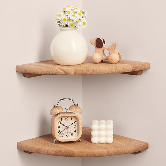 Gieanoo Floating Corner Shelves
