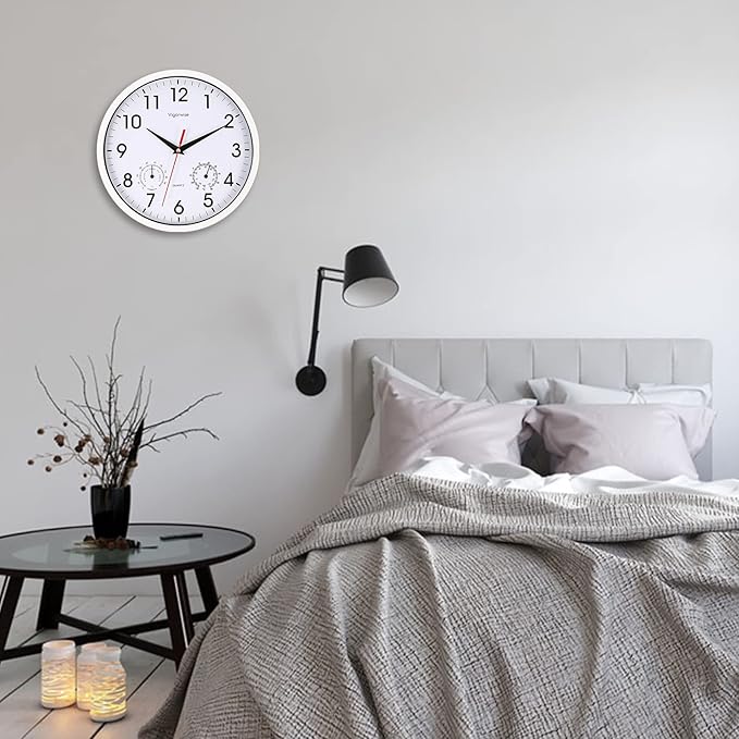 Wall Clock, Sweep Silent Movement Accurate Clocks
