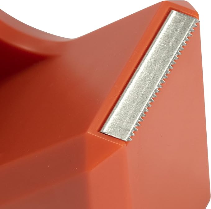 JAM PAPER Colorful Desk Tape Dispensers - Orange - Sold Individually