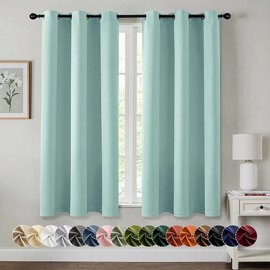 MIULEE Blackout Curtains for Bedroom Living Room 2 Panels, Thermal Insulated