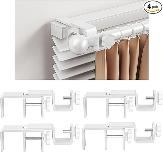 Over-Blinds Curtain Rod Brackets