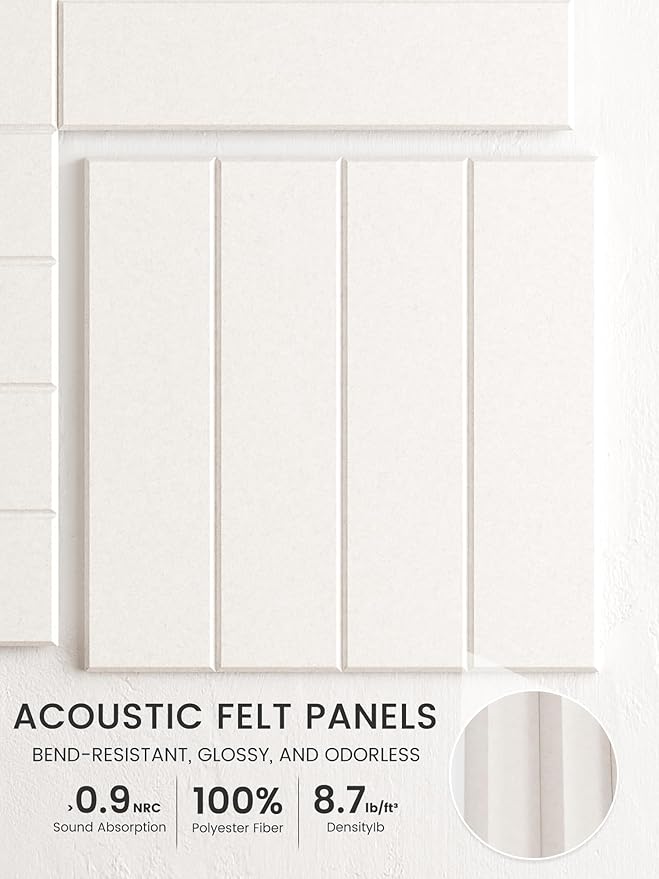 Bumusty Large Cork Board Alternative-48 x 36" Felt Bulletin Board Tiles