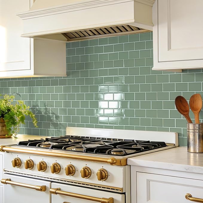 Art3d Peel and Stick Wall Tiles in Teal – 10-Pack of 12 x12 Thickened Design
