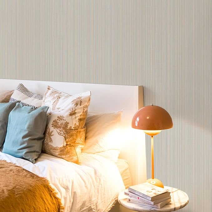 Naphite Grasscloth Peel and Stick Wallpaper Modern Textured Self-Adhesive